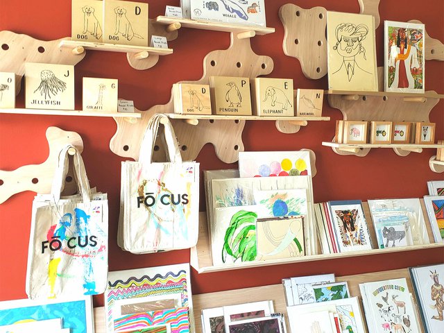 The ArtWorking gallery shop.