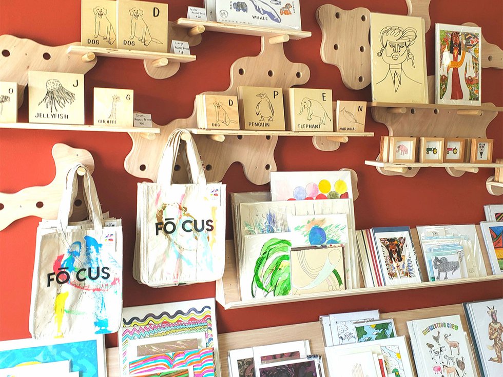 The ArtWorking gallery shop.