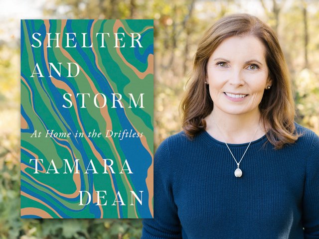 Tamara Dean and her book 'Shelter and Storm.'