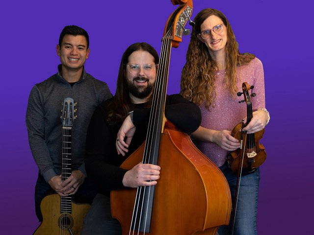 The band Les Cordes en Blue.