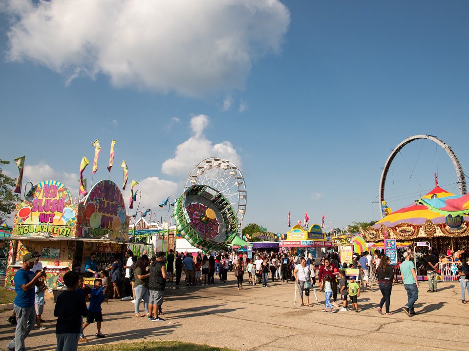 The scene at a past Dane County Fair.