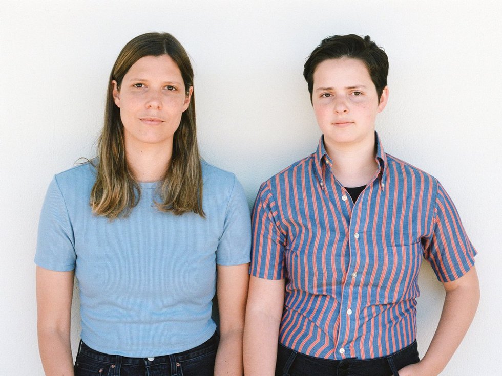A close-up of Allison de Groot and Tatiana Hargreaves.
