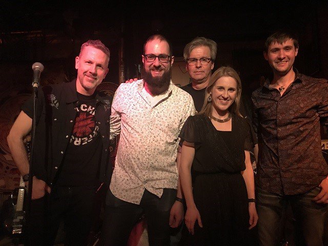 The five members of Fringe Field.