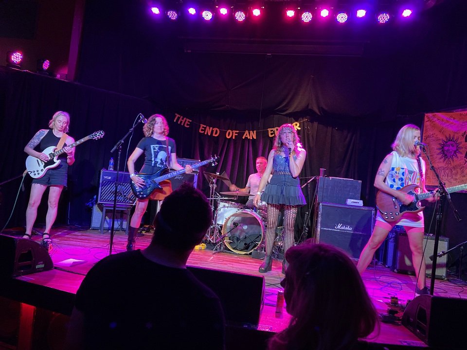 Hottt Probs on stage at the High Noon Saloon.