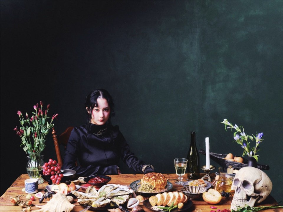 Japanese Breakfast and a lot of food and other items on a table.