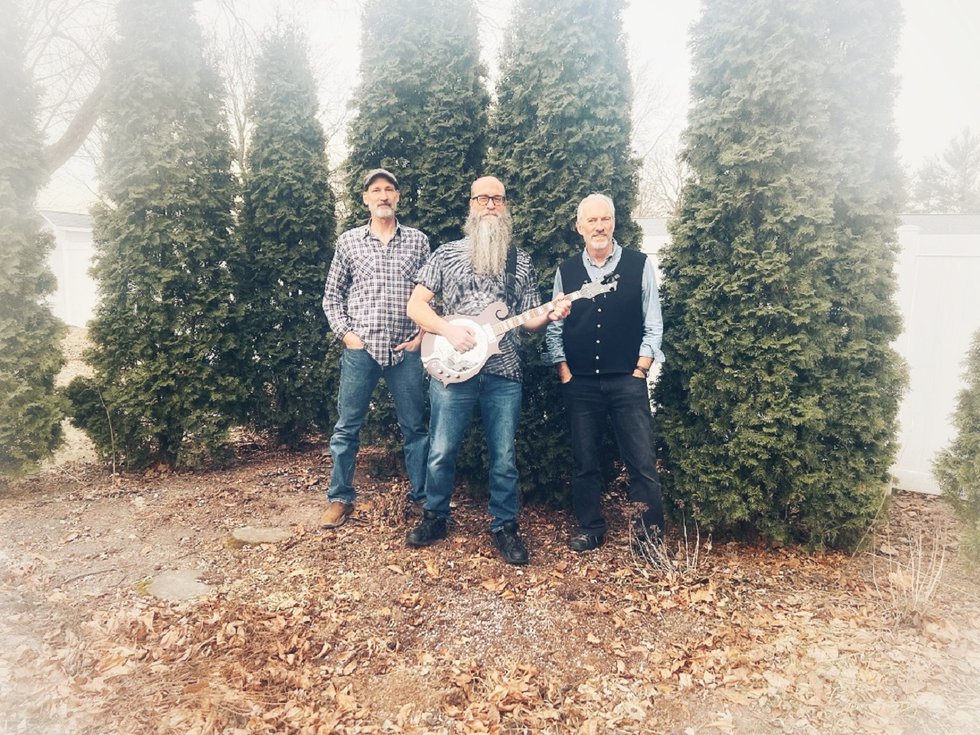 The three members of Matt Krueger's TROUBLE.