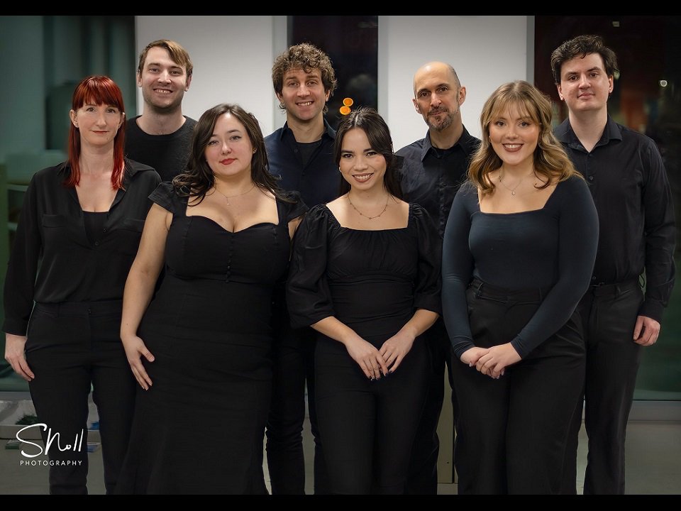 The ensemble of "Shakespeare's Lovers In June."