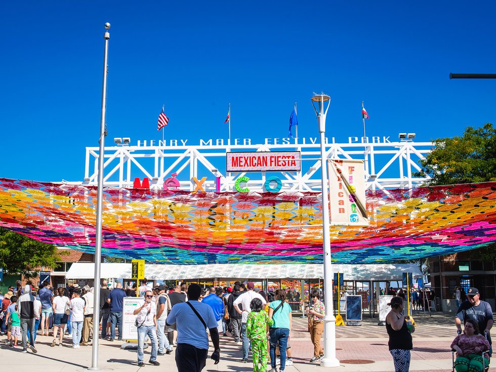 The entrance at a past Mexican Fiesta.