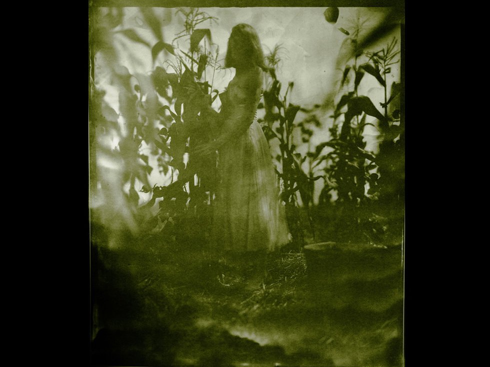 "Prom Queen Picking Corn," 2012.