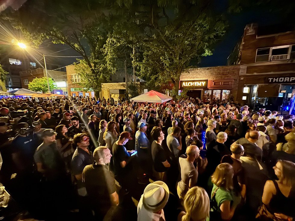 The Schenk's Corners Block Party in 2024.
