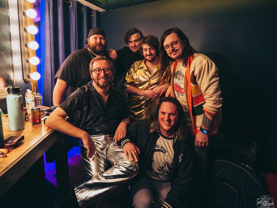 The six members of Wurk backstage.