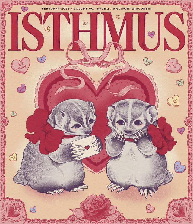 Julianne Griepp's Valentine's Day-themed February cover.