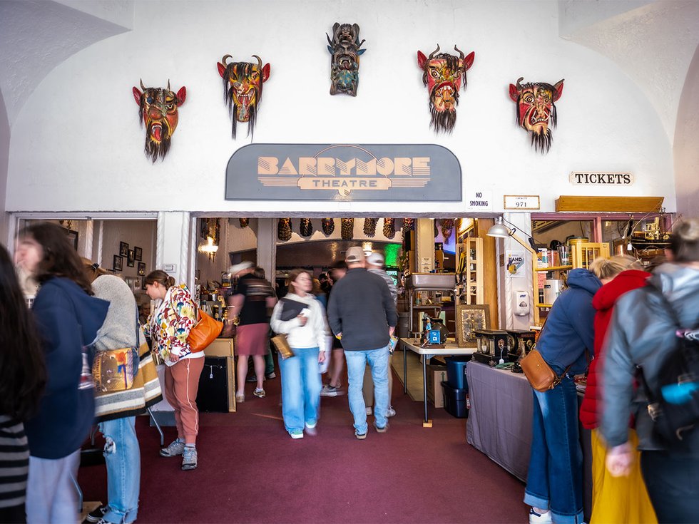 The Collectibles Flea Market at the Barrymore Theatre.