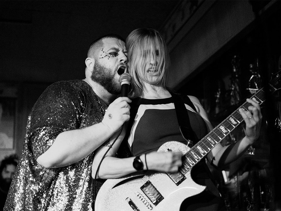 Screamin Cyn Cyn and the Pons at the Crystal Corner Bar.