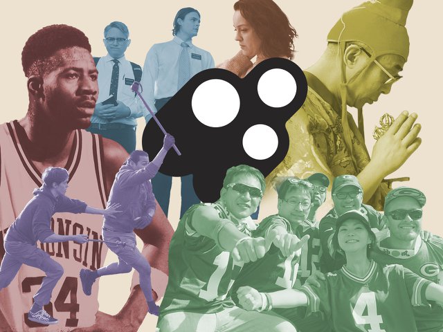 A collage of still from the Wisconsin Film Fest.