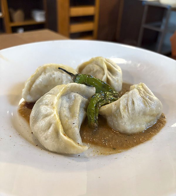 Tibetan momo at Ama Kitchen.