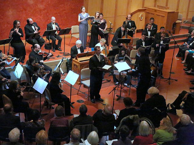 Madison Bach Musicians performing the St. John Passion.
