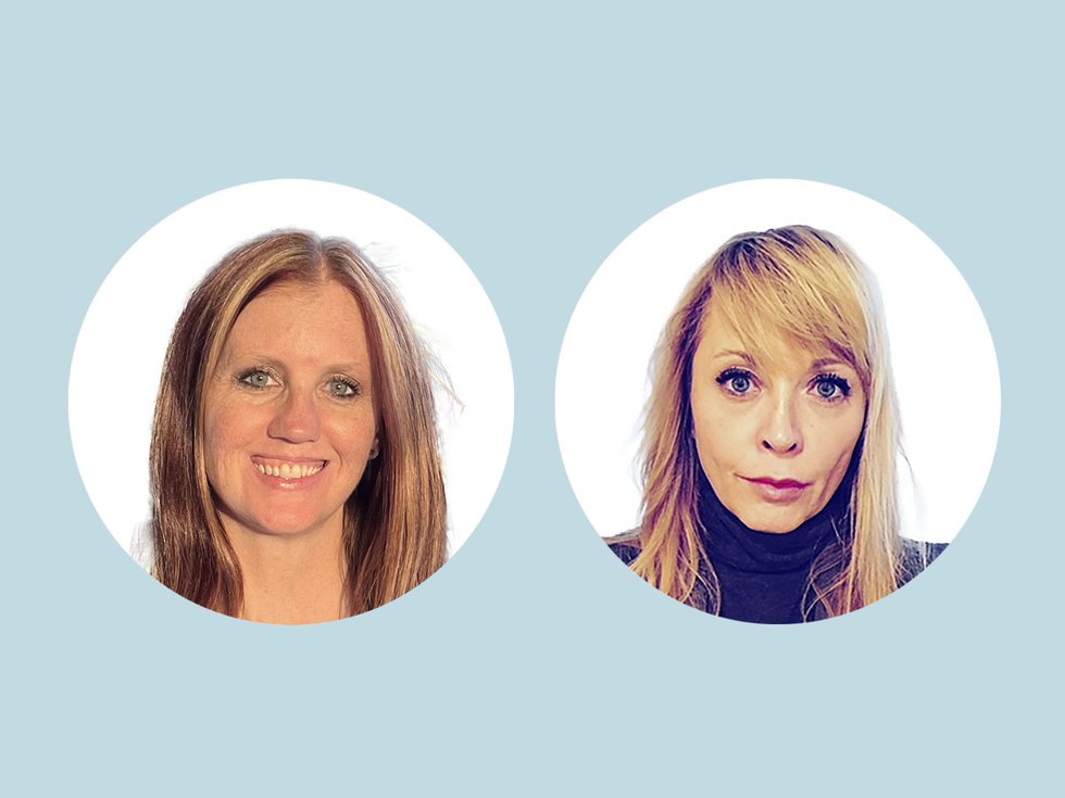 From left: Megan Lukens, business systems manager, and Michelle
