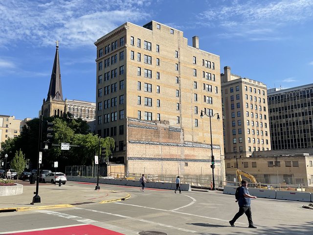 The Churchill Building at 16 N. Carroll Street.