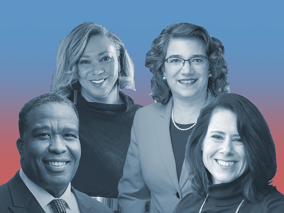 From left: Wes Sparkman, Dana Pellebon, Regina Vidaver and Melissa Agard.