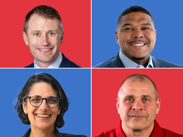 Clockwise from top left: Brent Jacobson, Mosinee Republican, Amaad Rivera-Wagner, Green Bay Democrat, Duke Tucker, Grantsburg Republican, and Renuka Mayadev, 168手机查询官方飞行艇开奖直播+结果历史记录 Democrat.